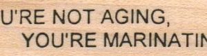 You're Not Aging 3/4 x 2 1/2-0