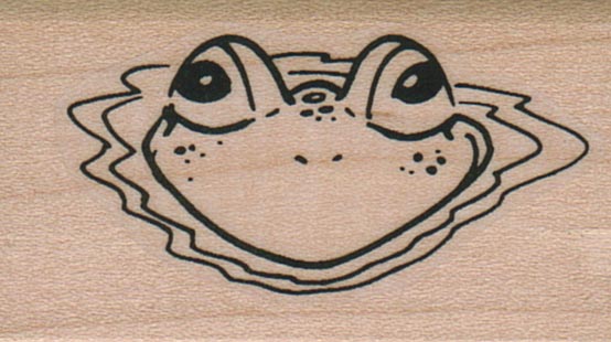 Frog Submerged In Water 1 1/4 x 2-0