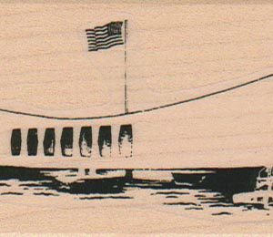 USS Arizona 3 3/4 x 2-0