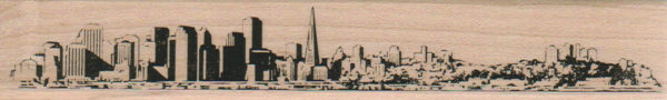 San Francisco Skyline 1 1/4 x 7 1/4-0