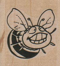 Bee With BaBaBooey Teeth 1 1/2 x 1 1/2