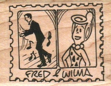 Fred And Wilma 1 3/4 x 2