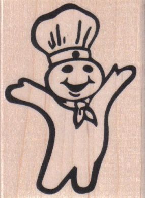 Doughboy Celebrating 2 1/2 x 3 1/4