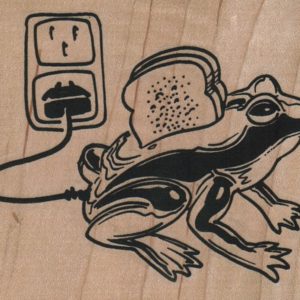 Frog Toaster 3 x 2 1/2-0