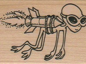 Alien Rocketeer 1 3/4 x 2 1/4-0