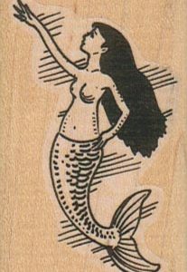 Mermaid Waving 1 1/2 x 2 1/4-0