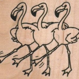 Flamingo Chorus Line 2 3/4 x 2 1/4-0