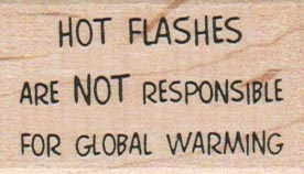 Hot Flashes Are Not Responsible 1 1/4 x 2