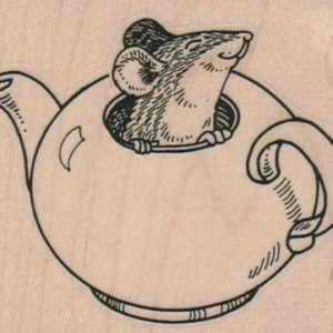 Mouse In Teapot 3 x 2 1/2-0