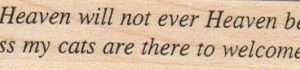 Heaven Will Not Ever Heaven Be 3/4 x 3 1/4-0