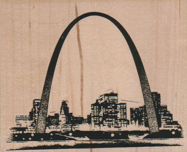 St. Louis Arch 4 3/4 x 3 3/4-0