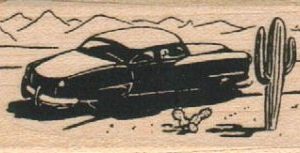 Car With Cactus 1 x 2 1/4-0