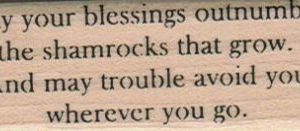 May Your Blessings Outnumber 1 x 2 3/4-0