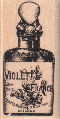 Violet France Parfum 1 1/2 x 2 3/4