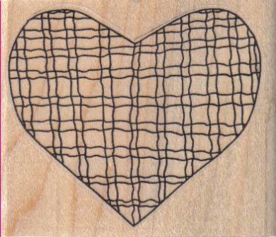 Squares Heart 2 3/4 x 2 1/4