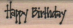 Happy Birthday 3/4 x 1 3/4-0