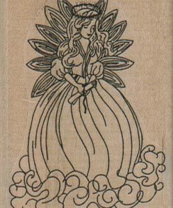 Angel on Clouds Small 1 3/4 x 2 1/4-0