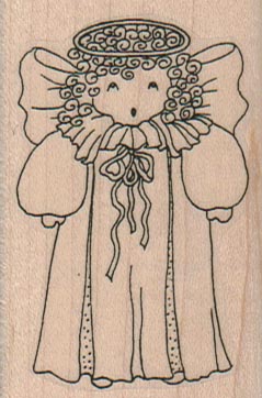 Angel With Halo & Bow 1 3/4 x 2 1/2
