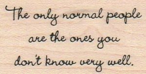 The Only Normal People 1 1/4 x 2 1/4-0