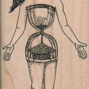 Hourglass Lady 2 1/4 x 4 1/4-0