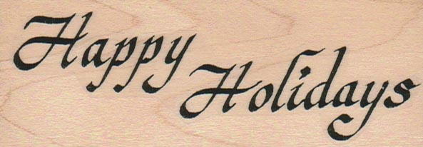 Happy Holidays 1 1/2 x 4