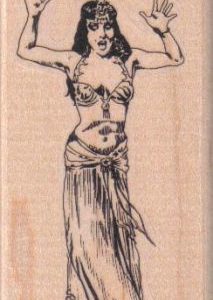 Belly Dancer/Small 1 1/2 x 3-0