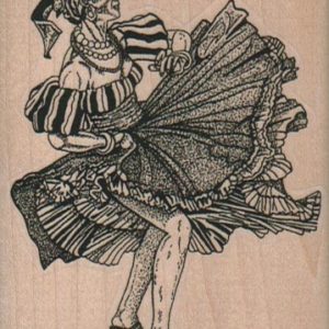 Lady Dancing 3 3/4 x 4 3/4-0