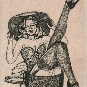 HatBox PinUp/Large 3 1/4 x 4-0