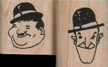 Laurel & Hardy 3/4 x 3/4 & 3/4 x 1