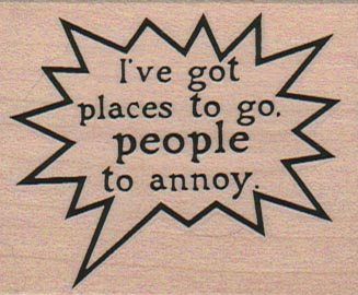 I’ve Got Places To Go 2 x 2 1/4