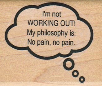 I’m Not Working Out! (Balloon) 2 x 2 1/4