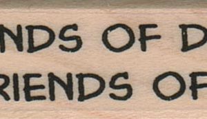 Friends Of Dogs 3/4 x 2 1/2-0
