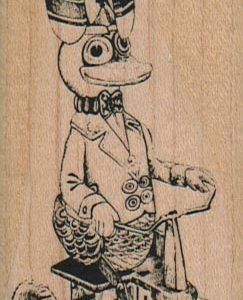 Duck on Trike 1 3/4 x 3 1/4-0