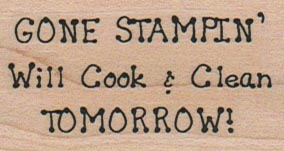 Gone Stampin’ Will Cook 1 1/4 x 2