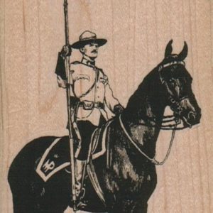 Mountie At Attention 2 1/2 x 5 1/2-0