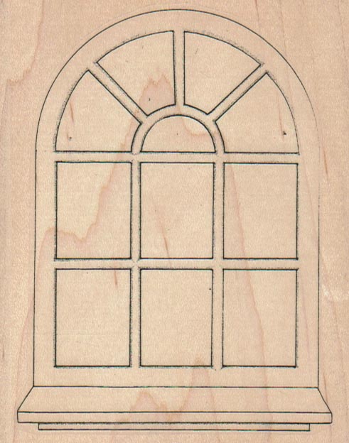 Arched Window 3 1/2 x 4 1/4