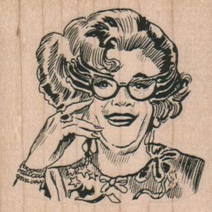 Glasses Lady 2 3/4 x 2 1/2-0