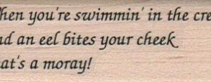 When You're Swimming In 1 x 2 3/4-0