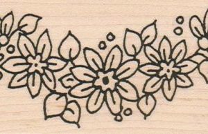 Floral Border 2 x 3 3/4-0