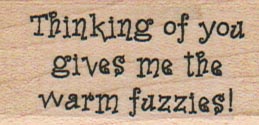 Thinking Of You Gives Me 1 x 1 3/4