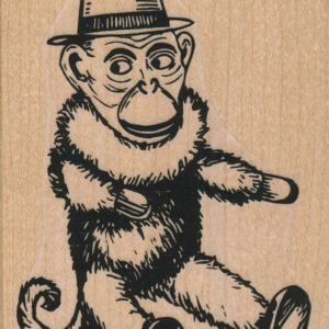 Monkey In Hat 2 1/2 x 3 1/2-0