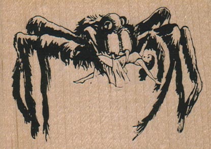 Spider With Lady 3 x 2