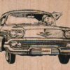 Woman Waving In Car 2 3/4 x 2-0