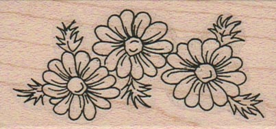 Daisy Flowers Small 1 1/2 x 2 3/4