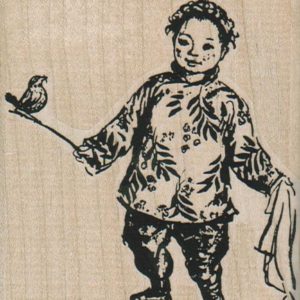 Child With Bird 3 x 3 3/4-0