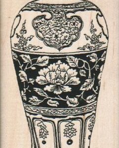 Oriental Vase 2 1/4 x 3 1/2-0