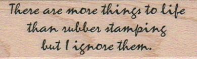 There Are More Things To Life 1 x 2 3/4