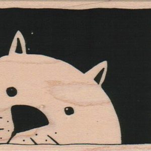 Kitty Peeking 2 1/2 x 3-0