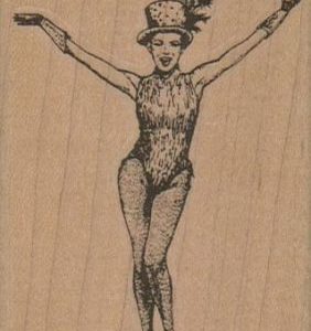Feather Hat Dancer 2 1/4 x 3-0