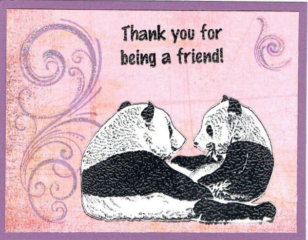 Thank You For Being A Friend! 1 x 1 3/4-33030